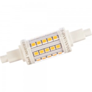 Светодиодная лампа Uniel LED-J78-6W/WW/R7s/CL PLZ06WH. Прозрачная. UL-00001554