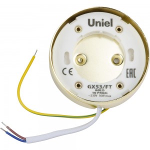 Накладной светильник Uniel GX53/FT GOLD 10 PROM, В составе набора из 10шт. UL-00004147