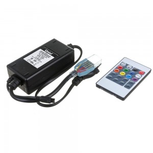 Контроллер с пультом ДУ Uniel ULC-N20-RGB BLACK 10800