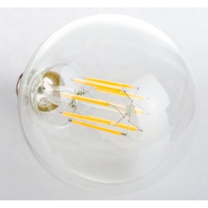 Светодиодная лампа Uniel LED-G95-15W/4000K/E27/CL PLS02WH. Форма шар, прозрачная. UL-00004865