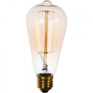 Лампа накаливания Uniel Vintage. Форма конус IL-V-ST64-60/GOLDEN/E27 VW02 UL-00000482