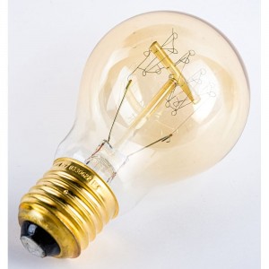 Лампа накаливания Uniel Vintage. Форма A IL-V-A60-60/GOLDEN/E27 SW01 UL-00000476