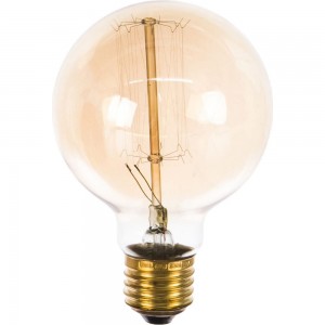 Лампа накаливания Uniel Vintage. Форма шар IL-V-G80-60/GOLDEN/E27 VW01 UL-00000478