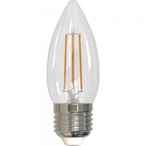 Светодиодная лампа Uniel Форма свеча Серия Sky LED-C35-9W/4000K/E27/CL PLS02WH UL-00005163