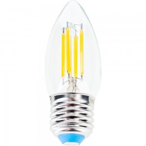Светодиодная лампа Uniel Форма свеча Серия Sky LED-C35-9W/4000K/E27/CL PLS02WH UL-00005163