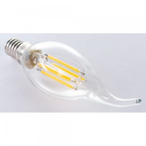 Диммируемая светодиодная лампа Uniel свеча на ветру Серия Air LED-CW35-9W/3000K/E14/CL/DIM UL-00005189