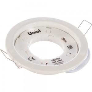 Встраиваемый ультратонкий светильник Uniel GX53/H2 WHITE 10 PROM UL-00005051