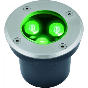 Светодиодный уличный светильник Uniel ULU-B10A-3W/GREEN IP67 GREY UL-00006819