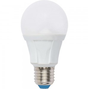 Светодиодная диммируемая лампа Uniel LED-A60 10W/6500K/E27/FR/DIM PLP01WH форма А UL-00004285