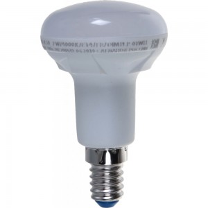 Лампа Uniel LED-R50, 7W/4000K/E14/FR/DIM, PLP01WH, светодиодная, диммируемая UL-00004709