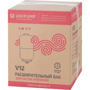 Расширительный бак вертикальный (12 л) Unipump 28010