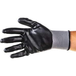 Универсальные перчатки с полиуретановым покрытием UNITRAUM серые UN-N002-9
