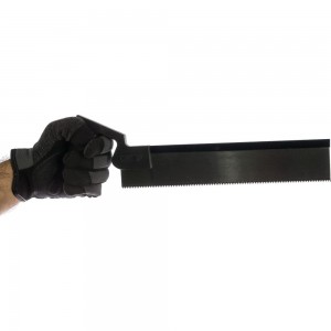 Стусло USP с ножовкой, 300мм*65мм фигурное, черное 41241