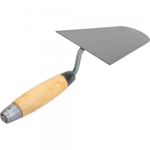 Кельма бетонщика USP Полукруг 180 мм, деревянная ручка, металлический колпачок 05008