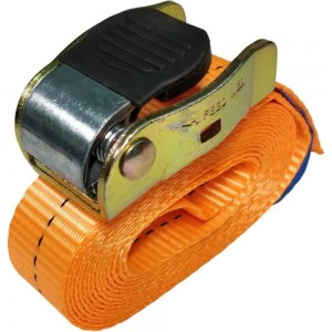 Стяжной ремень с пружинным замком UVE 600 daN, 3 м, 25 мм, оранжевый RS-25-600-3-orange