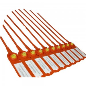Пластиковая пломба UVE СТРЕЛА стандарт, цвет оранжевый (уп. 10 шт.) 420