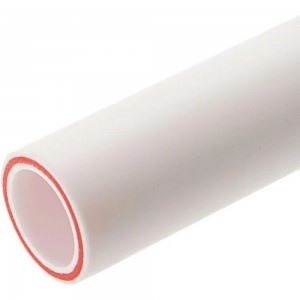 Труба VALFEX PP-R белая, армированная стекловолокном, 20х2.8 мм, 2 м, Т 90°С Ру20 SDR7.4 101050202 033-2471