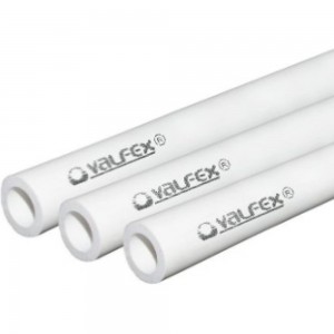 Труба VALFEX PP-R белая, 20х3.4 мм, 2 м, Т 80°С Ру20 SDR6 101020202 033-2461