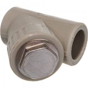Фильтр сетчатый VALFEX PP-R серый, 32 мм, 45 градусов, внутренняя пайка 10141032Г 036-0609