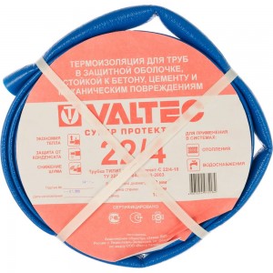 Теплоизоляция Супер Протект (22х4 мм; синий; 10 м) Valtec VT.SP.R10B.2204