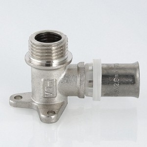 Водорозетка, пресс 16х1/2 нар. Valtec VTm.255.N.001604