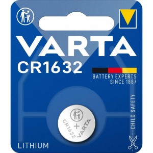 Батарейка Varta ELECTRONICS CR1632 BL1 Lithium 3V (6632) (1/10/100) 06632101401