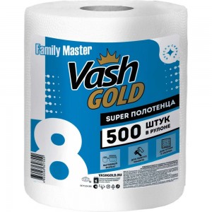 Универсальное бумажное полотенце VASH GOLD FAMILY-master 500 л/рулон 307550