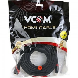 Кабель VCOM HDMI 19M/M ver. 2.0, 2 фильтра, 10m CG525D-R-10.0