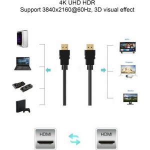 Кабель VCOM HDMI 19M/M ver. 2.0, 2 фильтра, 10m CG525D-R-10.0