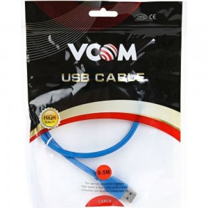 Удлинительный кабель VCOM USB3.0 Am-Af 0.5m /VUS7065-0.5M