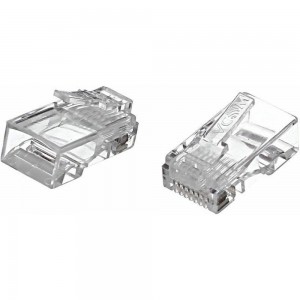 Коннекторы VCOM RJ-45 /8P8C/ для UTP кабеля 5 категории / упаковка по 20 шт./ VNA2200-1/20