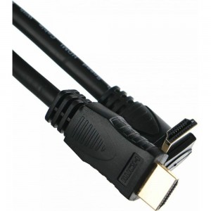 Кабель VCOM HDMI=HDMI-угловой коннектор 90 градусов, 1.8м, 2.0V CG523-1.8M