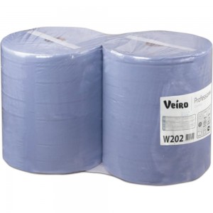 Бумага протирочная 2шт 1000листов в рулоне 33x35 см 2-слойная VEIRO PROFESSIONAL Comfort