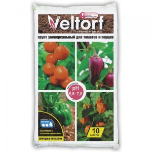 Универсальный грунт Veltorf для томатов и перцев 10 л FP10050045