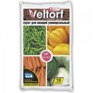 Грунт Veltorf для овощей универсальный 10 л FP10050018