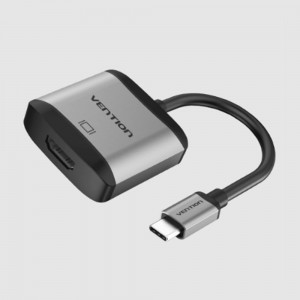 Мультимедиа конвертер VENTION USB Type C M/HDMI F, серый TDAHB