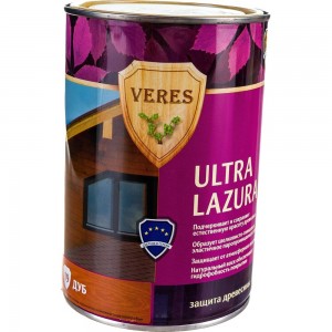 Пропитка Veres Ultra Lazura №19 дуб 0.9 л 1/6 42037