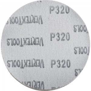 Круг абразивный под липучку (125 мм; Р320) Vertextools 12800-320