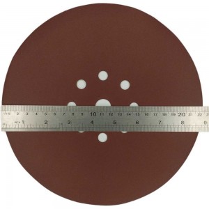 Круг абразивный перфорированный под липучку 225 мм, Р60, 5 шт vertextools 120225-60