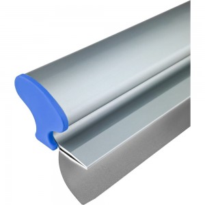 Шпатель-правило vertextools 800мм, толщина 0,5мм, алюминевый+нержавеющая сталь 1607-800
