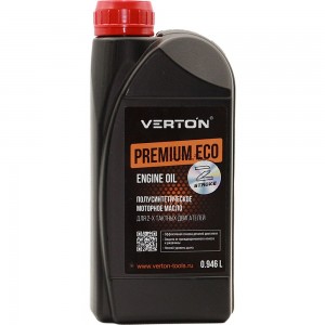 Полусинтетическое моторное масло 2-х тактное PREMIUM ECO VERTON 01.12543.12550