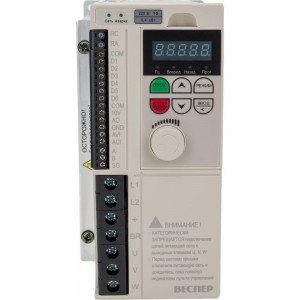 Преобразователь частоты Веспер E4-8400-SР5L 0,4кВт 220В, со съемным пультом VSP5969