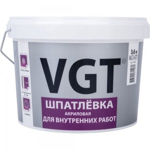 Шпатлевка для внутренних работ VGT VGT 11603365 