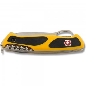 Нож Victorinox RangerGrip Boatsman 0.9798.MWC8 130 мм, 21 функция, желтый