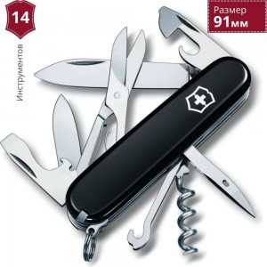 Швейцарский нож Victorinox Climber черный 1.3703.3