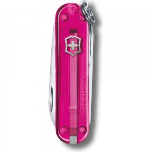 Нож-брелок Victorinox Classic SD Colors Cupcake Dream 58 мм, 7 функций, розовый 0.6223.T5G