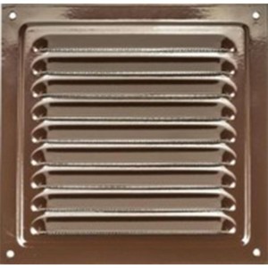 Решетка металлическая (300x300 мм; коричневая) ВИЕНТО РМ3030кор
