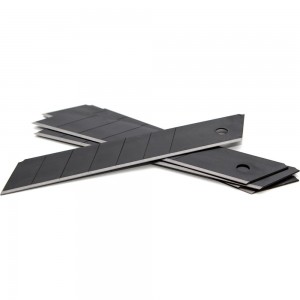 Лезвия для ножей сегментированные,с воронением, 25 мм, 5 шт. RAGE Vira 831496