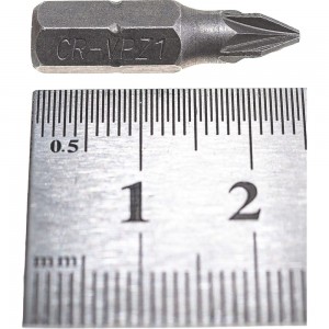 Биты (2 шт, PZ1, 25 мм) VIRA 554116