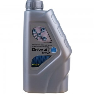 Моторное масло VITEX Drive 4T 10W40 API SL, JASO MA2 полусинт. 1л V311601